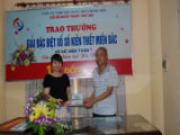 Trao thưởng giải đặc biệt xổ số kiến thiết miền Bắc trị giá 1 tỷ đồng