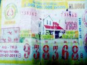 Nhầm tưởng tờ vé số cắt dán trúng giải đặc biệt 1,5 tỷ đồng